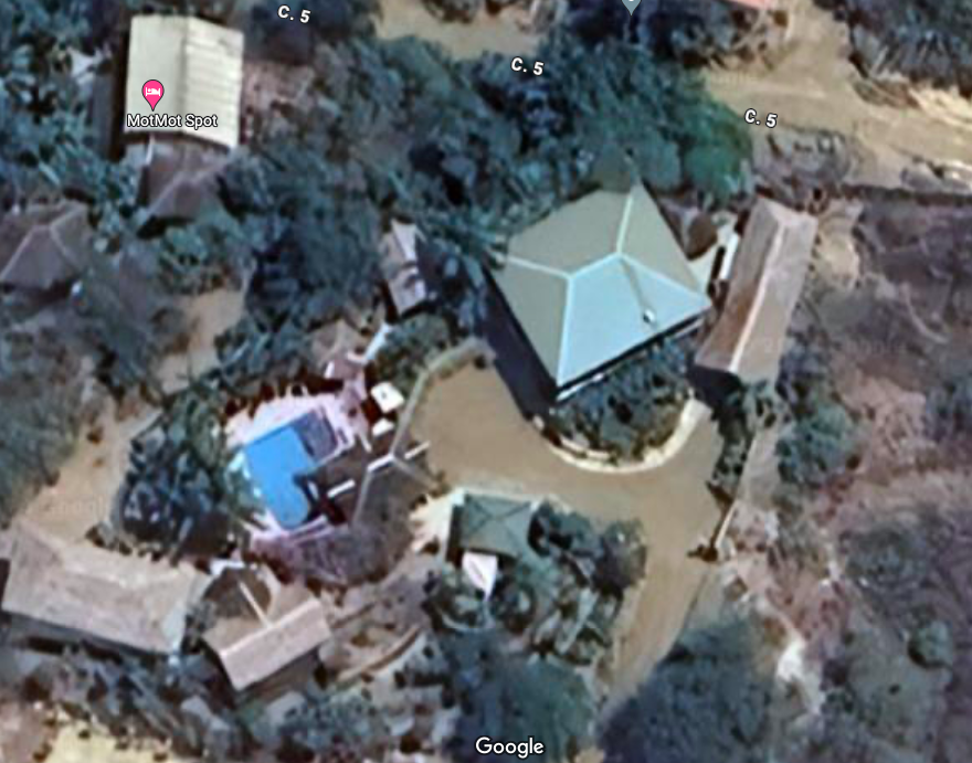 Satellite image of the property