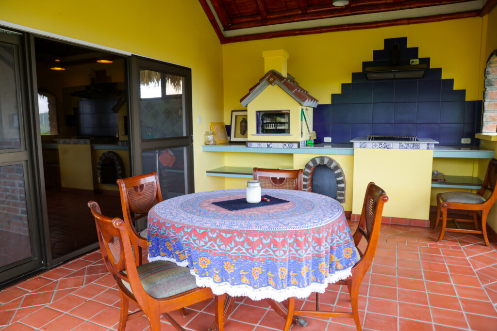 The balcony of the Ocean View Suite