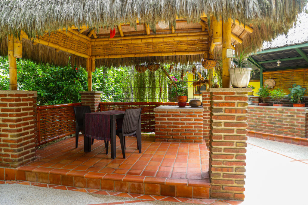 The Main Villa lower private patio