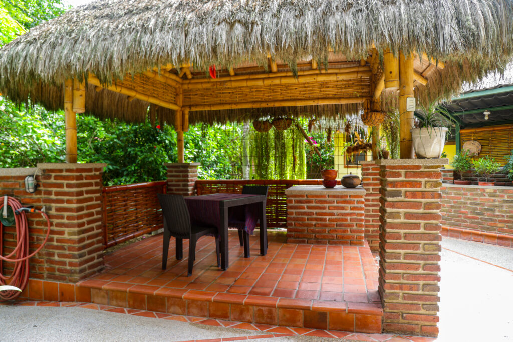 The Main Villa lower private patio