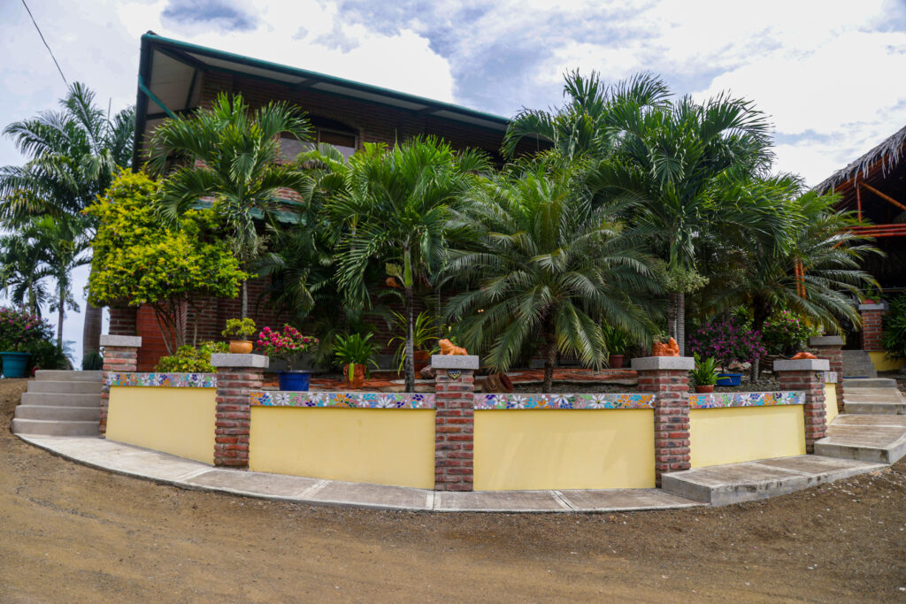 Entry way to the property