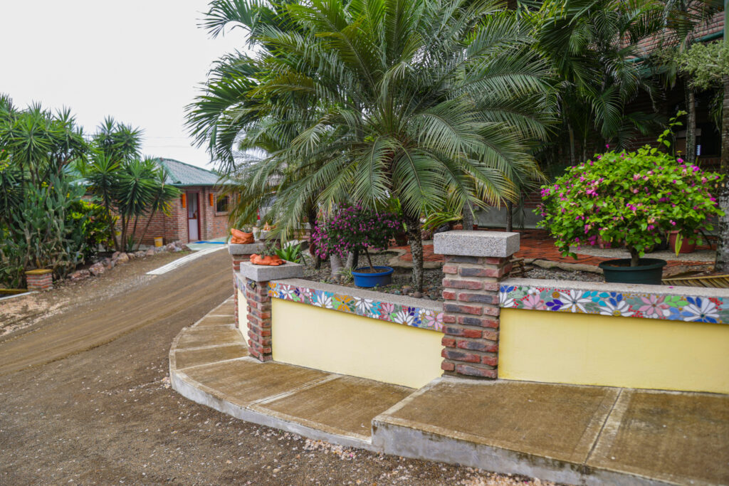 Main entryway to the property